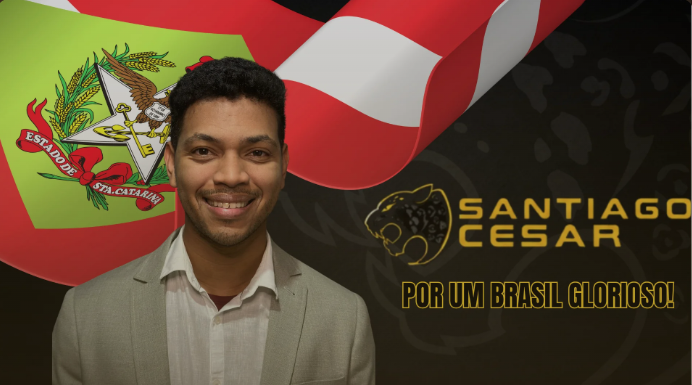 Santiago Cesar, candidato a Deputado Federal por Santa Catarina